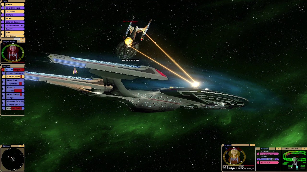 USS Sentinel Test Run | KM | Star Trek Bridge Commander