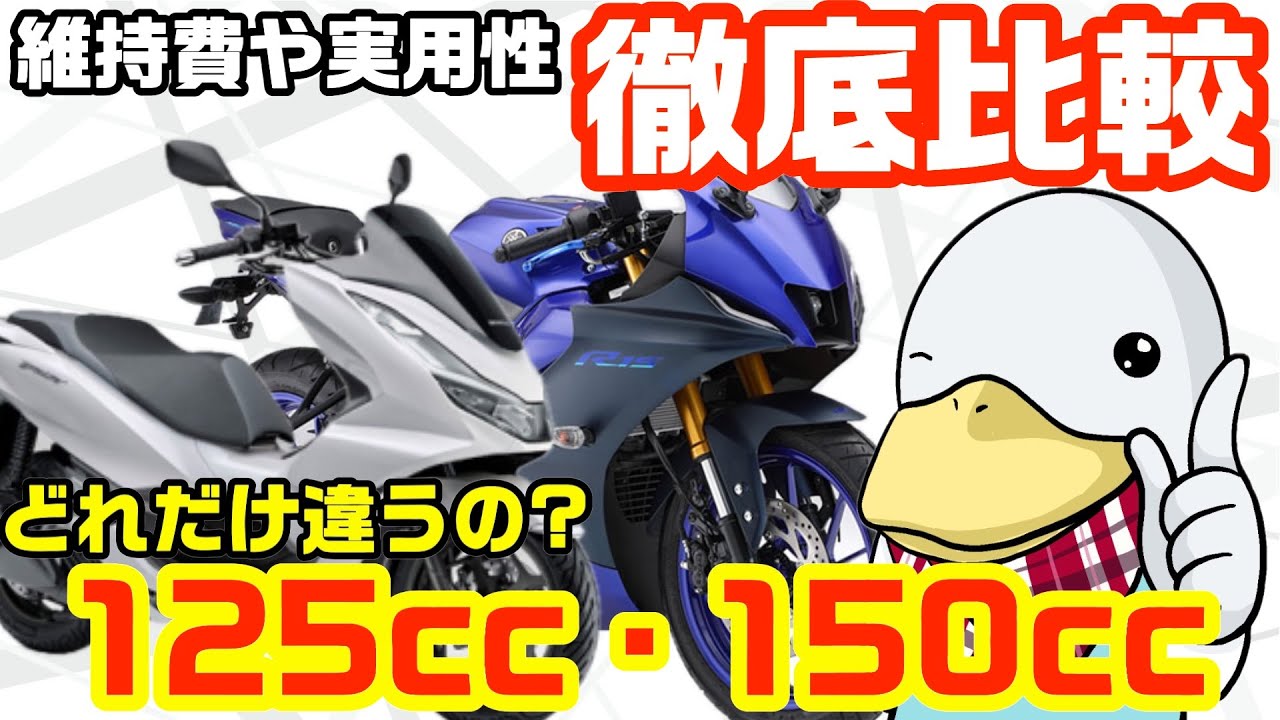 【まとめ】元バイク屋が解説‼︎125ccと150cc驚愕の違い‼︎個性的な車種も紹介!!