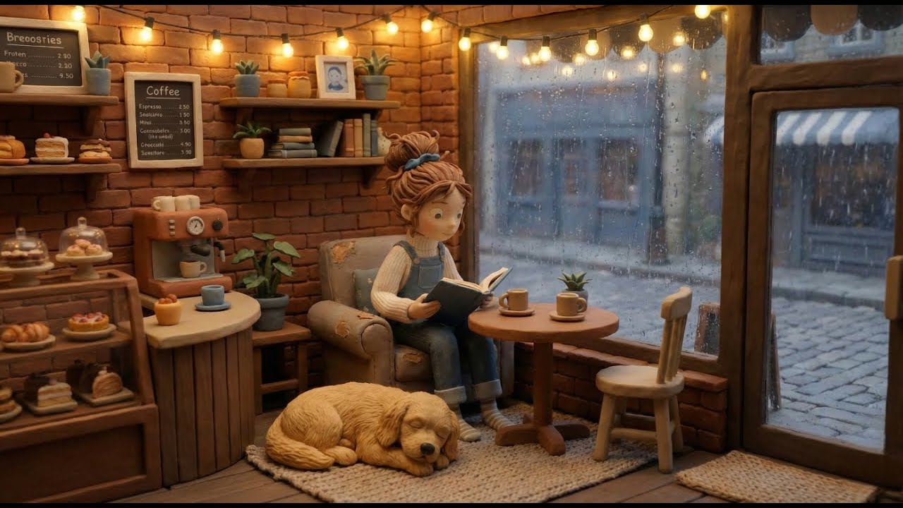 Escape to the Claymation Cafe ☕🐾 [Lo-Fi / Claymation] | Lofi Stop Motion Lab
