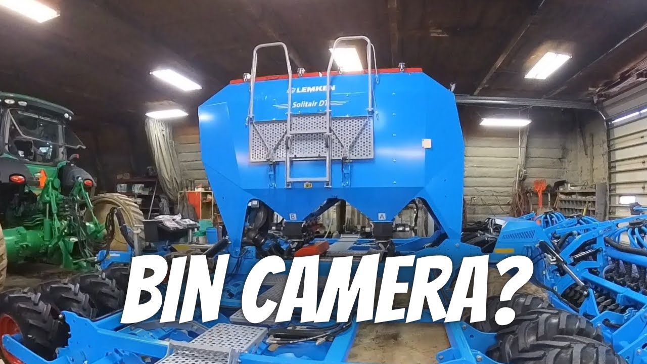 How to add a camera to the inside of the bin on the lemken Solitair DT