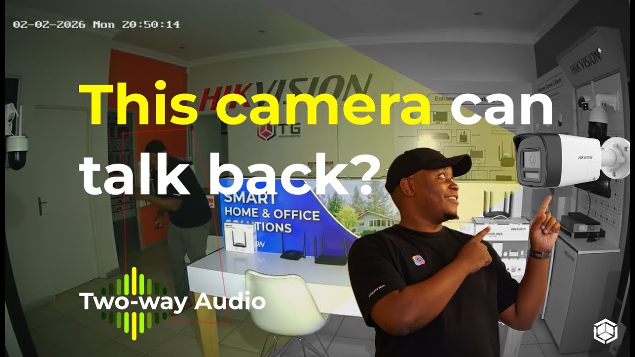 CCTV That Talks Back | Hikvision Two-Way Audio & Smart Hybrid Light Demo