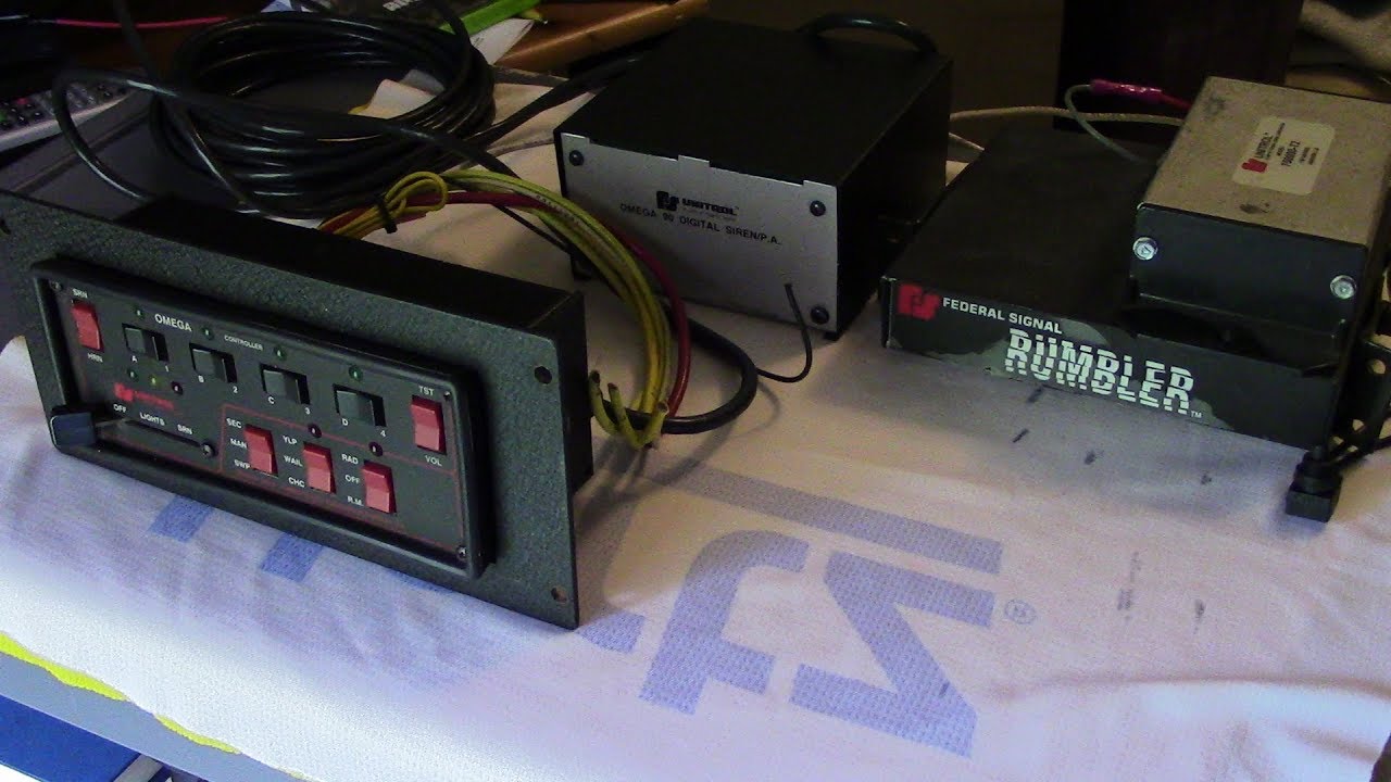 Federal Signal Omega 90 Wiring