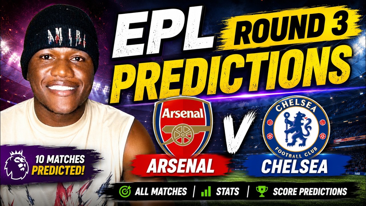 Premier League Predictions Round 3🔥 | 2026/27 Round 3 Predictions & Best Bets #footballpredictions