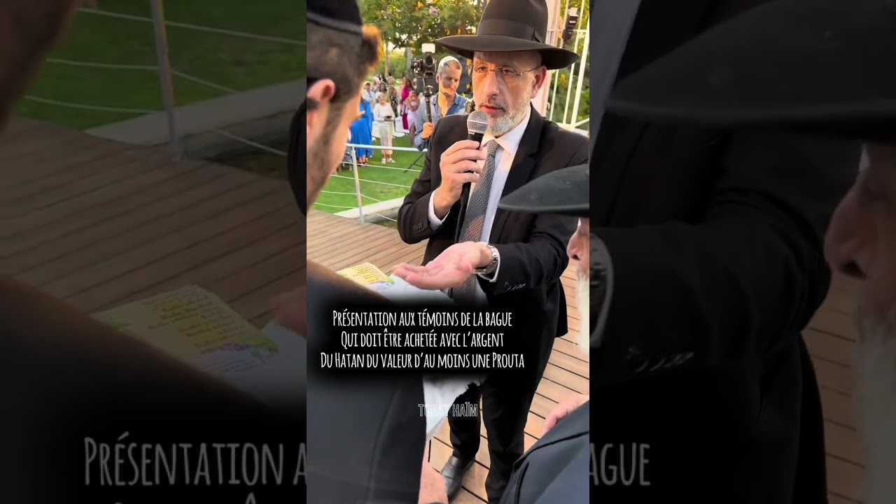 Toutes les étapes du mariage juif 👰🏻‍♀️🤵🏻
