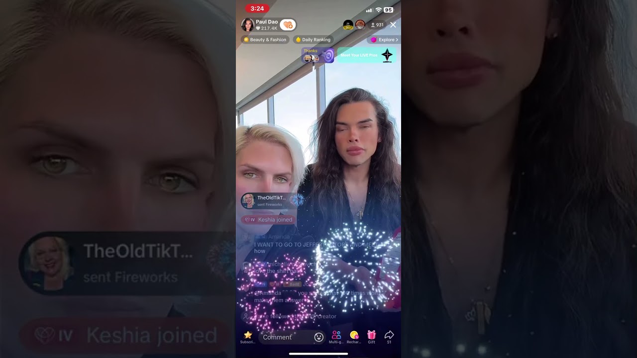 Paul Dao ft Jeffree Star #tiktok #live #beautyguru Part 1
