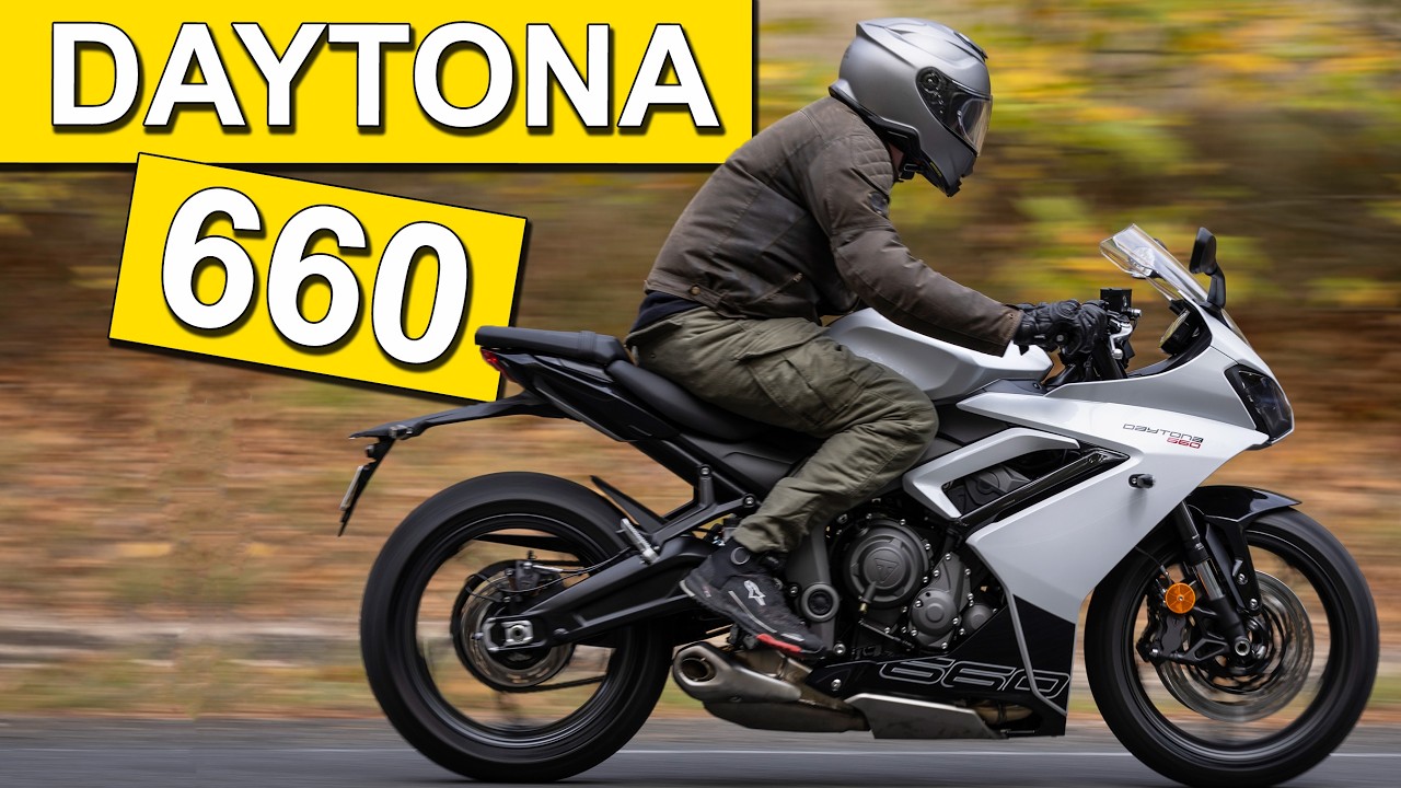 Обзор Triumph Daytona 660 Full Power & LAMS 2024 года