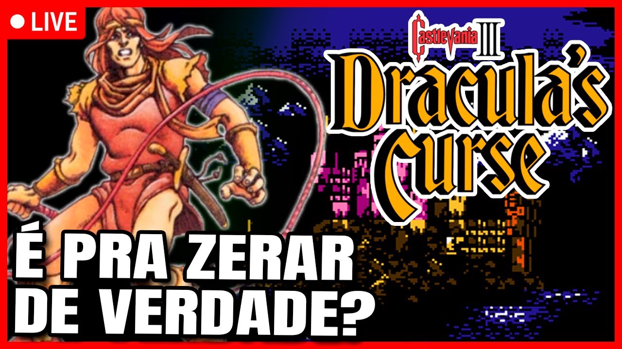 CASTLEVANIA III: Dracula's Curse (NINTENDINHO) É PRA ZERAR DE VERDADE? #live #livestream #retrogames