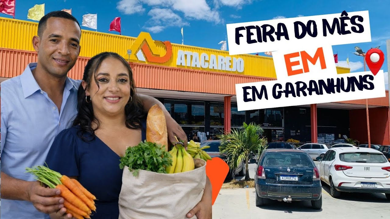 FOMOS FAZER AS COMPRAS DE MÊS NO ATAKAREJO É 10 E DIEGO ACOMPANHOU A GENTE