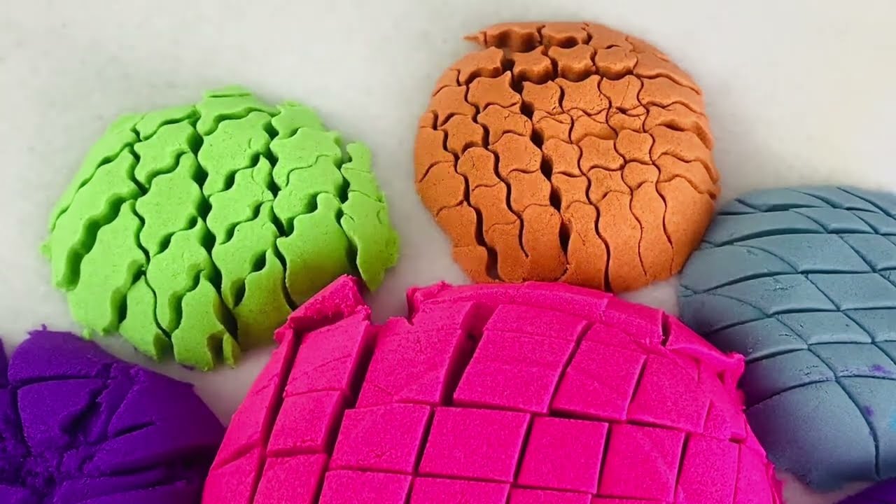 기분 좋아지는 힐링 모래영상 #2026 Satisfying and Relaxing Kinetic Sand ASMR | Kinetic Sand Cutting Sounds