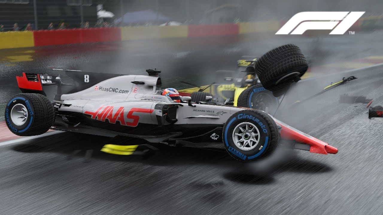 F1 2018 (F1 2017 Mod) - Crash Compilation #1