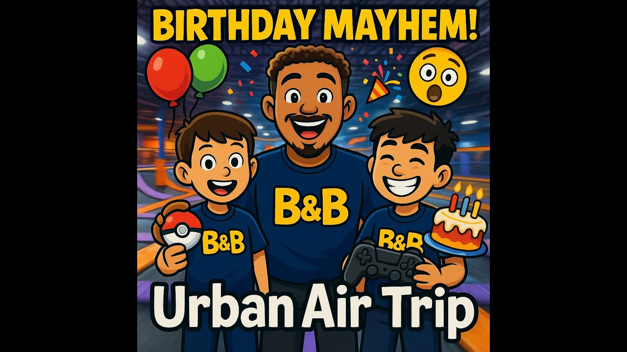 Urban Air Birthday Mayhem! 🎉 Trampoline Flips, Foam Pits & Full Chaos!!