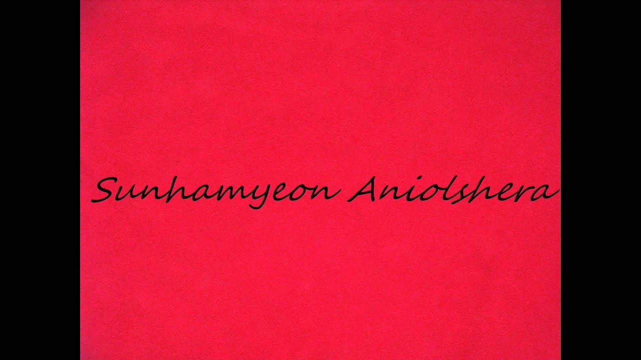 Gashiri ( Old Korean Folk Song ) Performed By SachaSweetSunshine