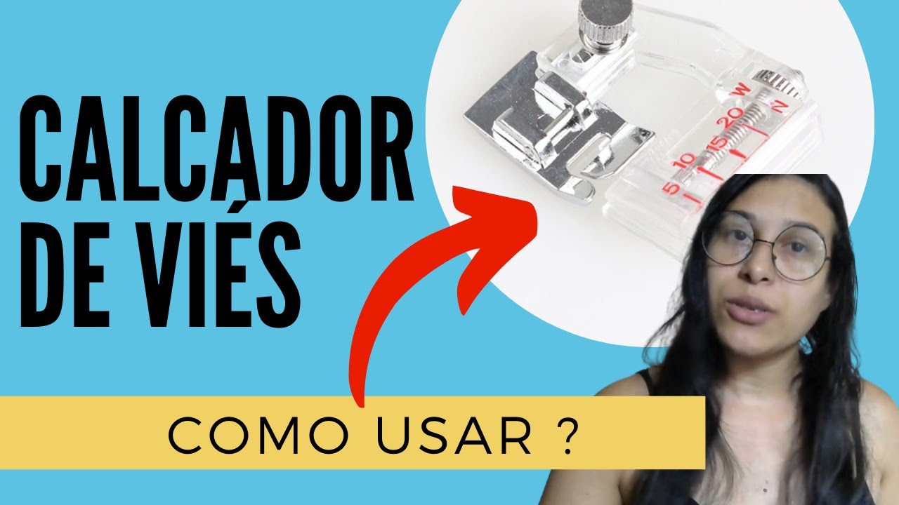 3 jeitos de usar o p&eacute; calcador de vi&eacute;s  | Costura para iniciantes