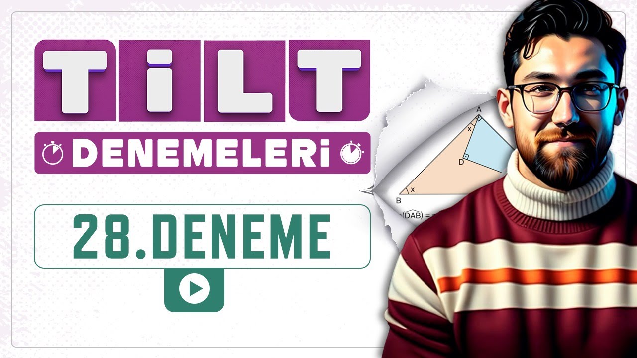 28.Deneme Çözümleri | Limit-Türev-İntegral-Trigonometri Deneme Kampı | T.İ.L.T Denemeleri #tilt