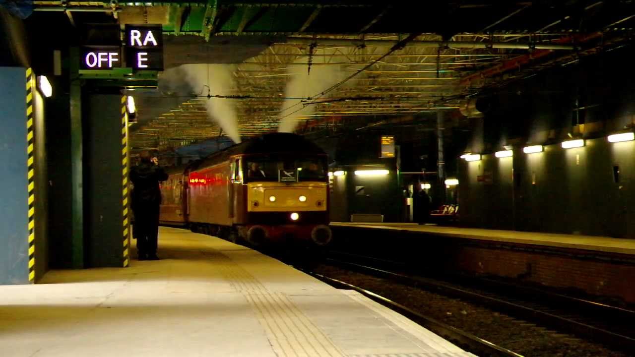 WCRC 57001 with MEGA CLAG on 'The Edinburgh Explorer Mini Tour' departs in style + 2 Tone
