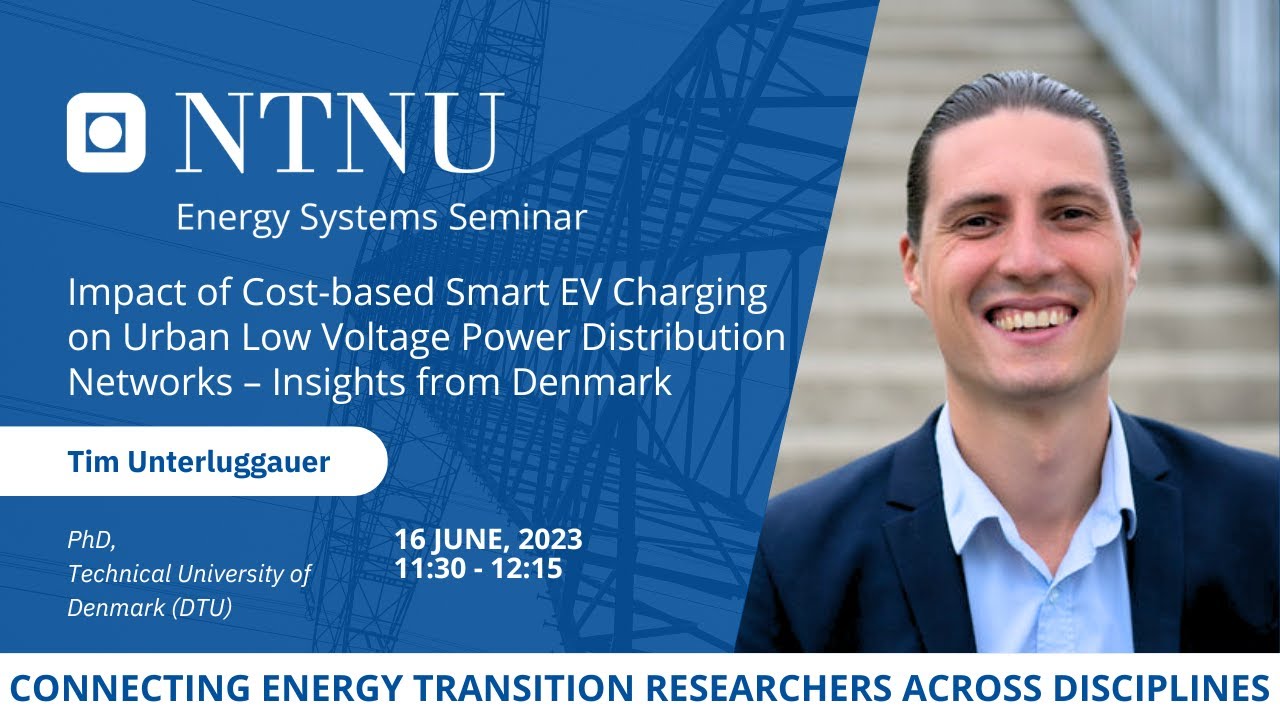 NTNU ESS: Impact of Cost-based Smart EV charging on Urban Low Voltage Distribution Networks