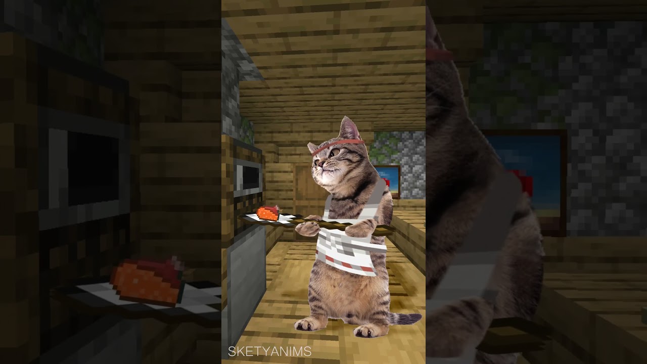 Villager's Butcheria #cat #animation #minecraft