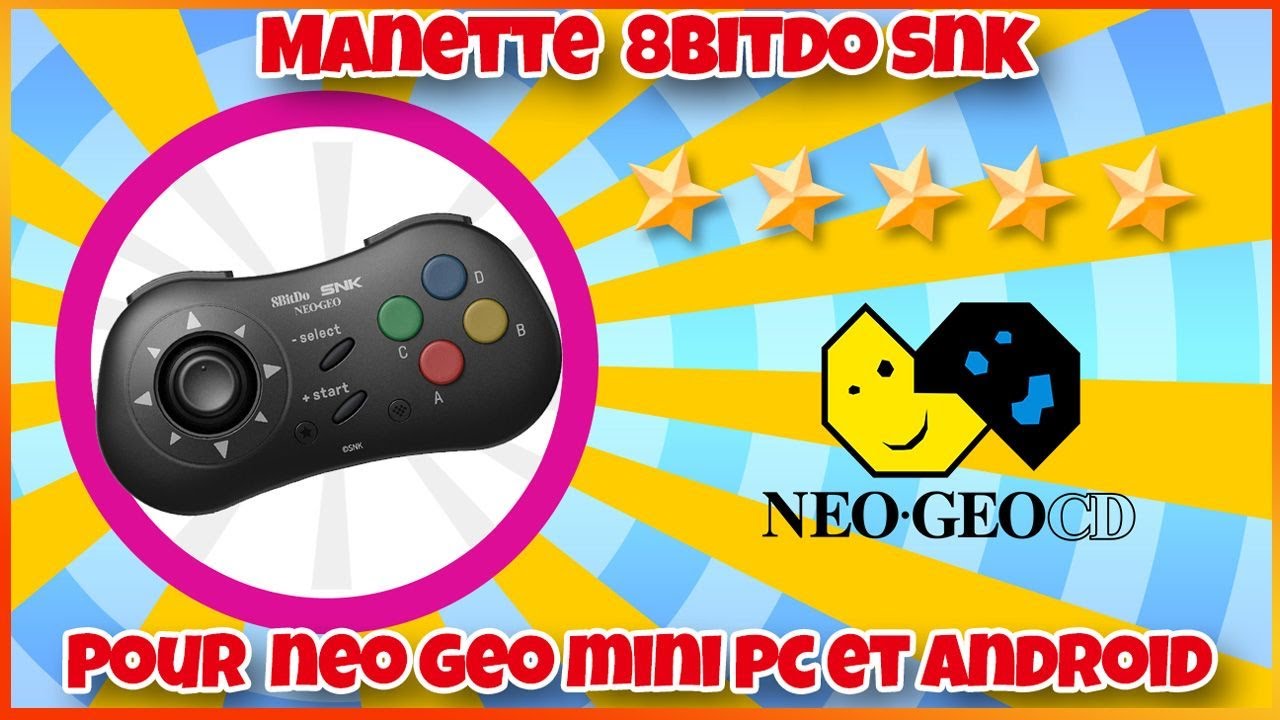 La manette 8bitdo snk neo geo compatible Batocera / pc / android