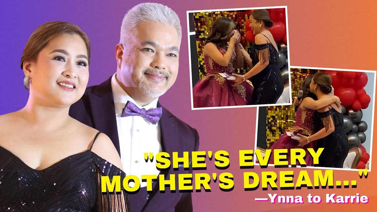 Jeffrey Santos' wife Ynna's emotional moment at their daughter's debut