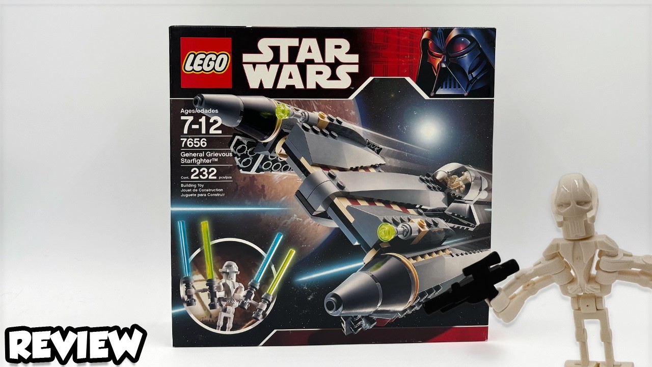 Устарел ли этот набор LEGO? | Обзор истребителя Генерала Гривуса 7656