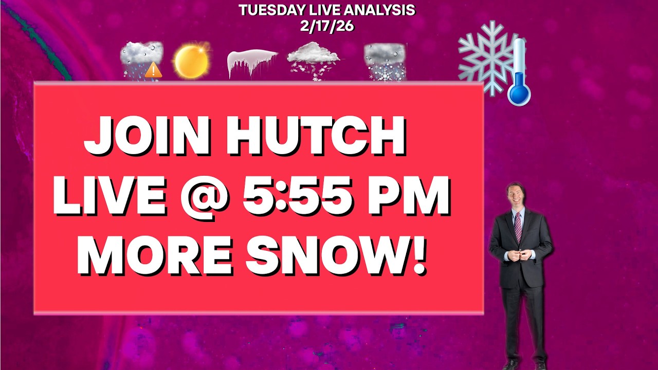 THUNDER NOW WITH BIG SNOW STORM COMING - TIMING/TRACK/IMPACTS TO EXPECT