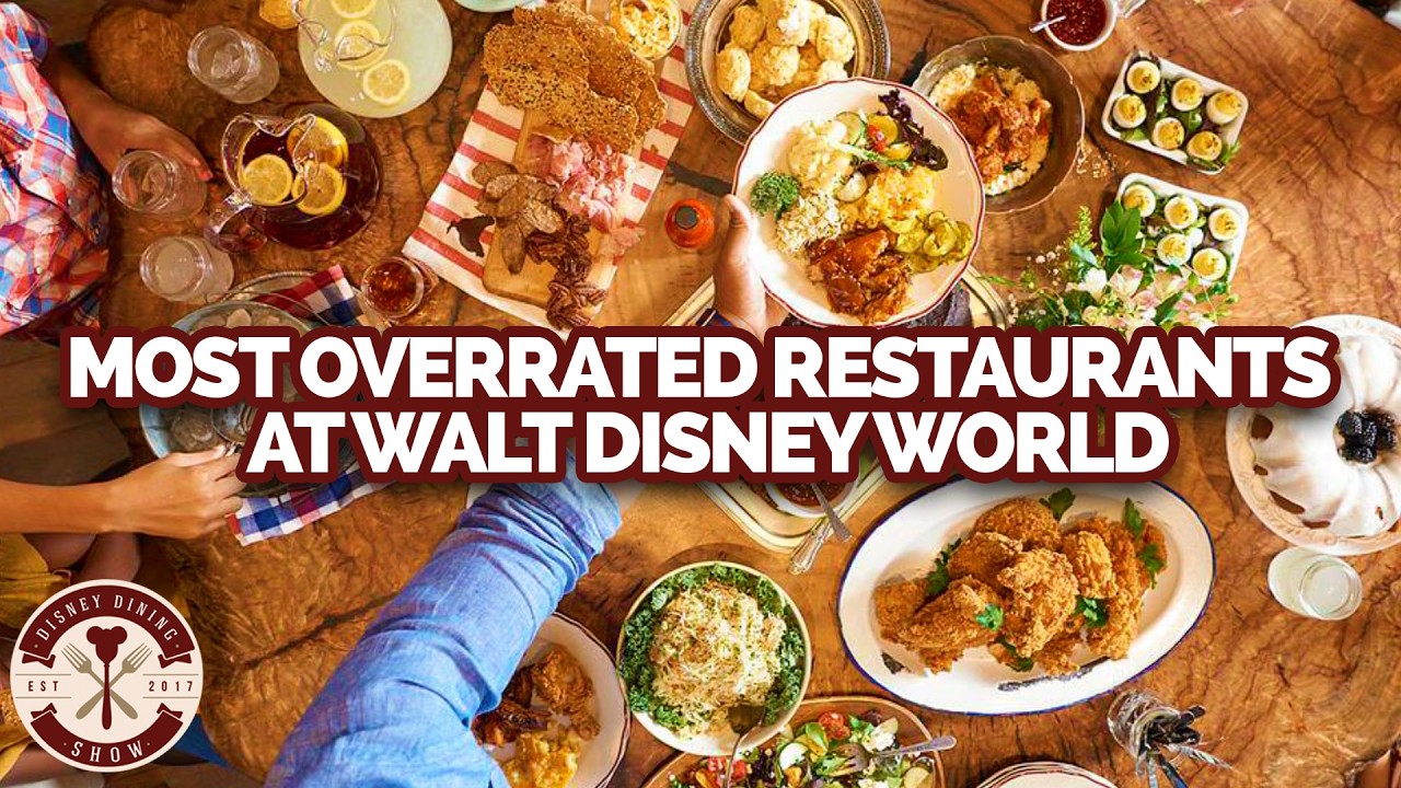 САМЫЕ переоцененные рестораны в Walt Disney World | Disney Dining Show