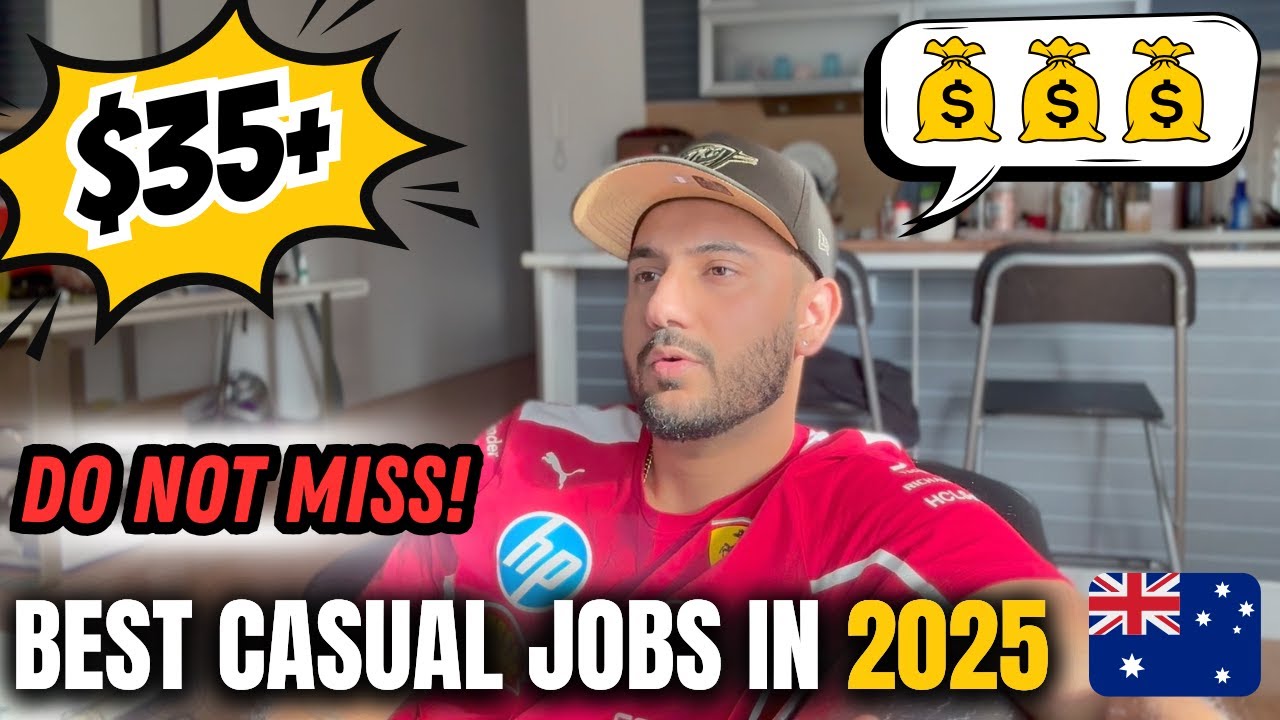 TOP 5 CASUAL JOBS IN AUSTRALIA 2025 | International Students