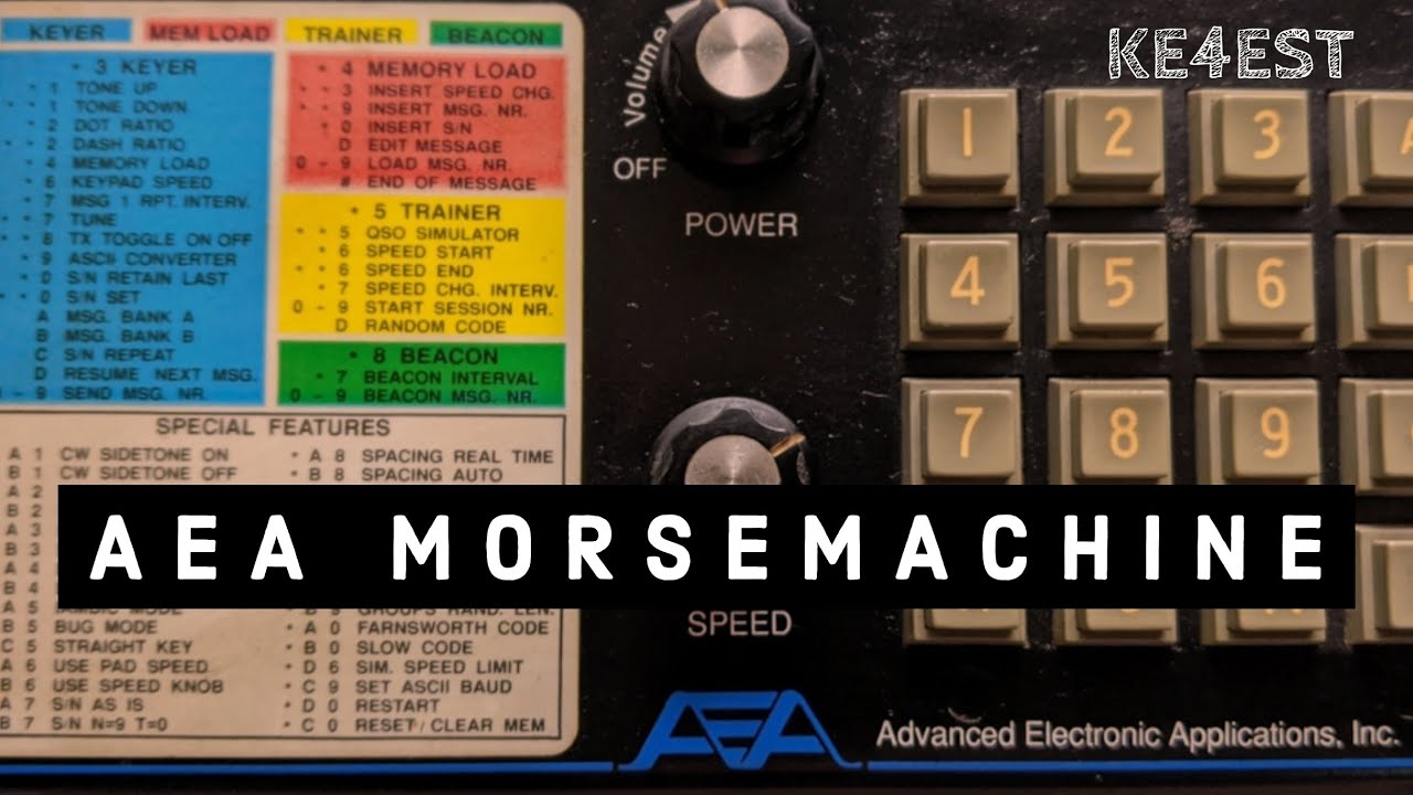 AEA Morse Machine -- Model MM-3