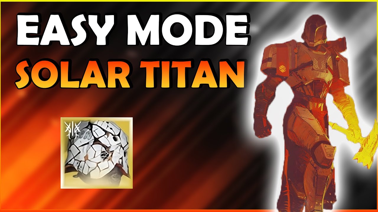 Easy Mode mit diesem Solar Titan // Dauerhaft Wiederherstellung + Strahlend // Destiny 2 Builds //