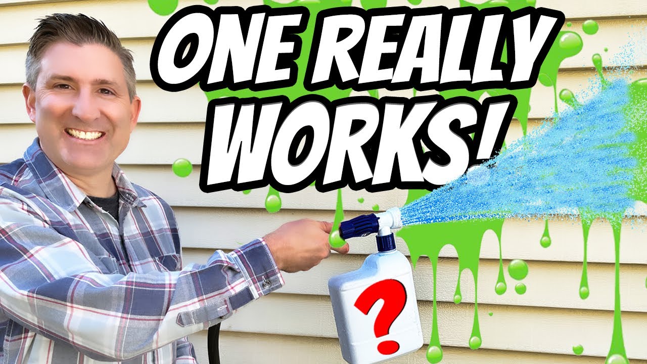 DON'T POWERWASH - Top 5 Siding Cleaners: One Comes Out on Top💦