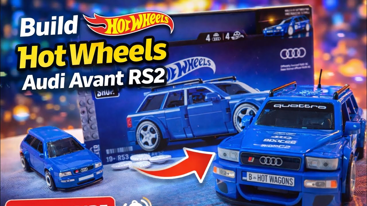 Mattel Brick Shop Exclusive! Hot Wheels Audi Avant RS2 Review