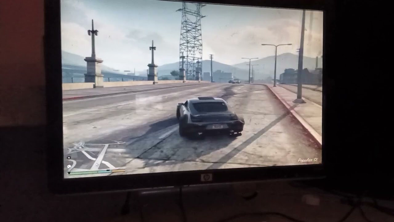 gta V car driving.
