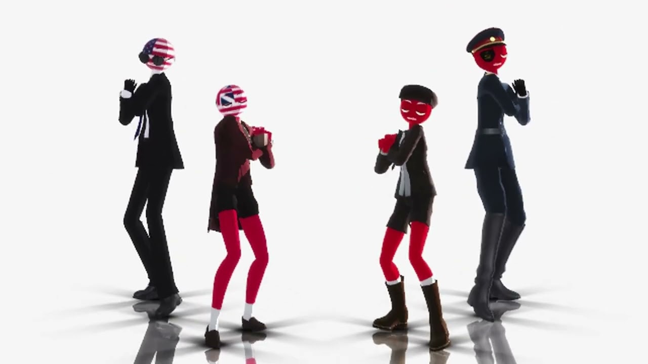 【Countryhumans/MMD】G4L（Model Testing）