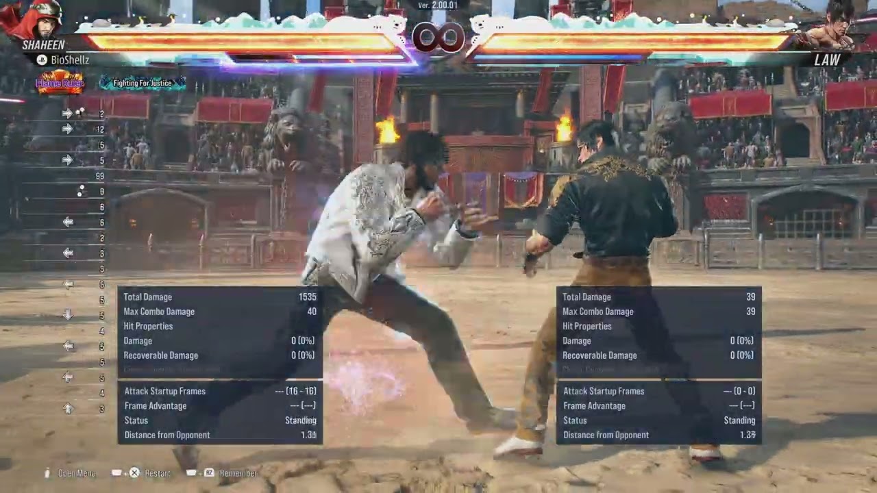 TEKKEN8: Season 2 Patch - Shaheen Former Heat Smash Becomes Special Move In Heat FF1+2