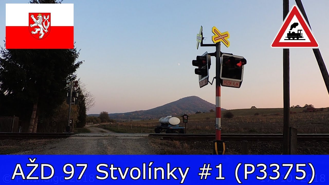 Přejezd Stvolínky (P3375) s chrochtající Bardotkou