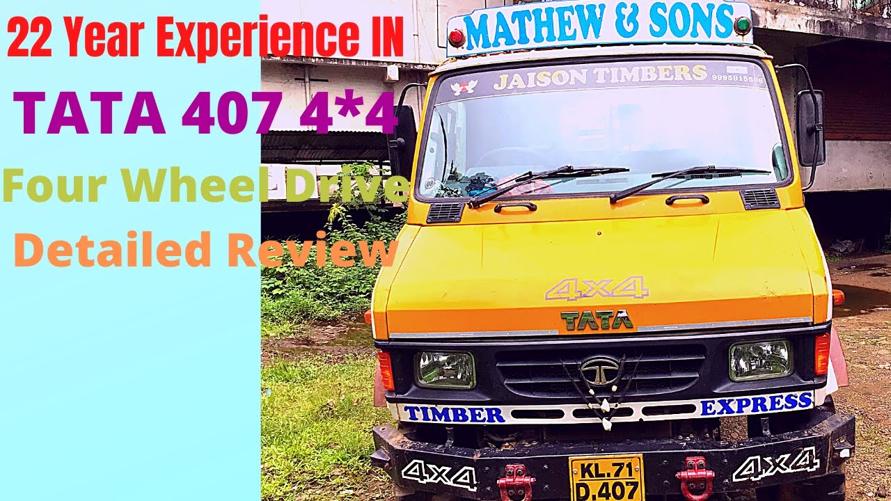 TATA 407 4*4 TRUCK | Extreme Offroad Experience | Review in Malayalam | Mudakkalizz World