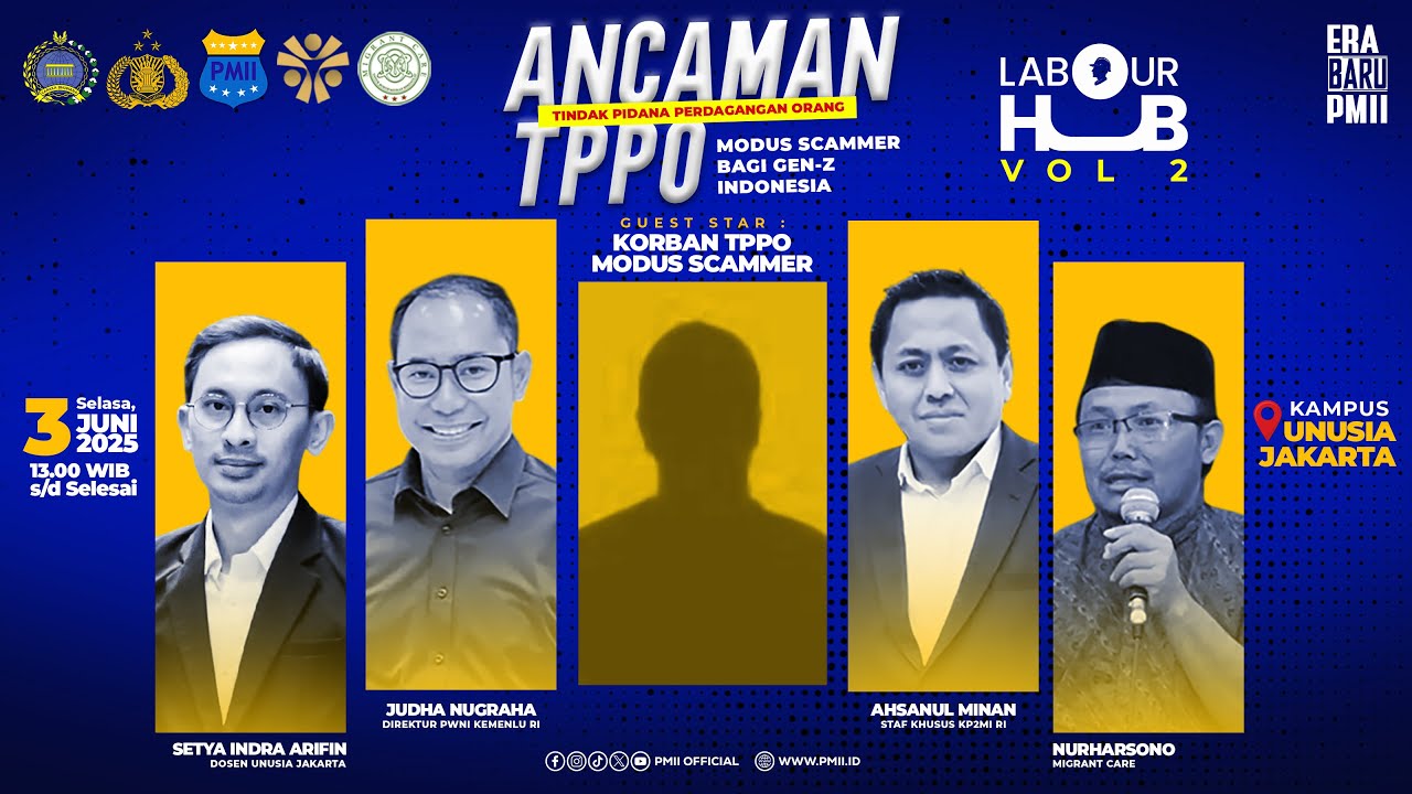 🔴 LIVE DISKUSI PANEL LABOUR HUB VOL.2 | PB PMII BIDANG KETENAGAKERJAAN
