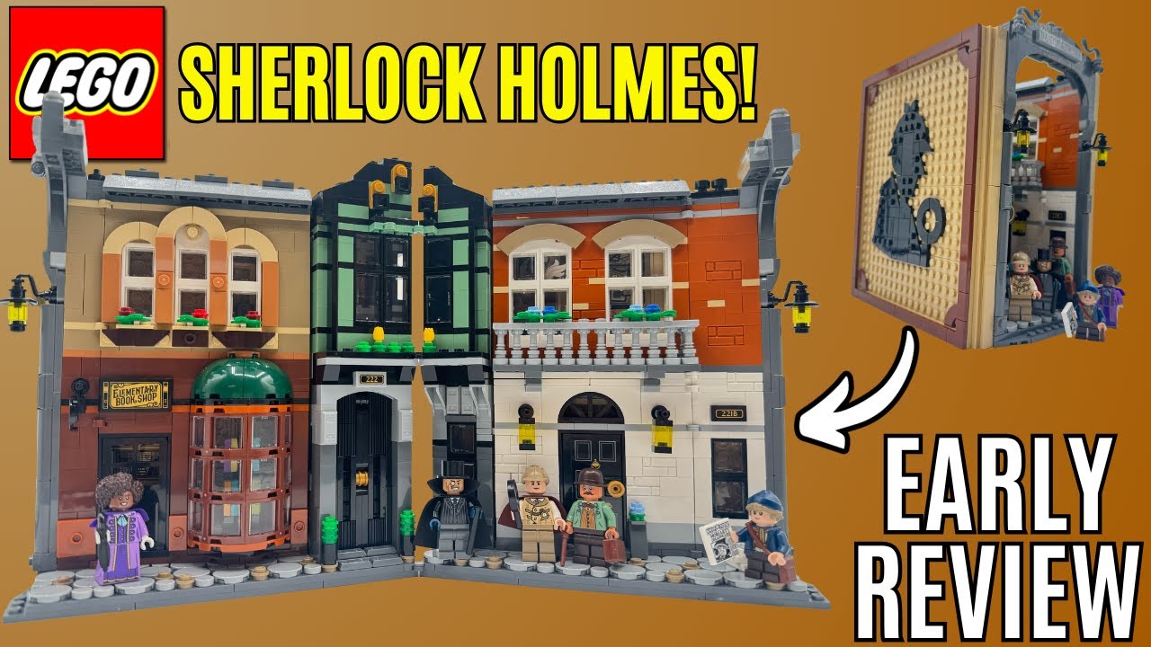 LEGO Sherlock Holmes Early Book Nook Review! 10351