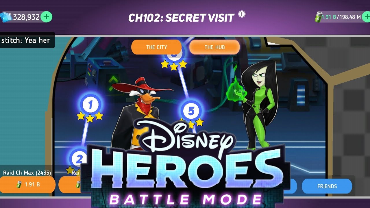Disney Heroes: Battle Mode CH102: Secret Visit