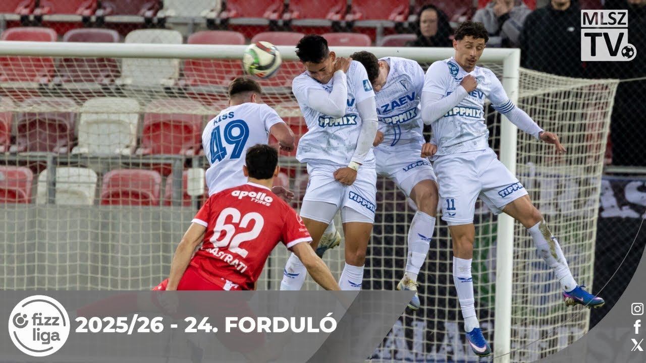 DVTK – ZTE FC | 1-1 | (0-0) | Fizz Liga | 24. forduló | MLSZTV