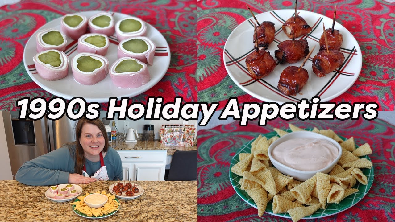 90s PARTY FOOD IDEAS 😋 3 Ingredient Appetizer Recipes!