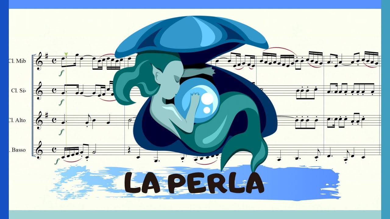 SPARTITO La perla - G. Minafra | Per quartetto di clarinetti