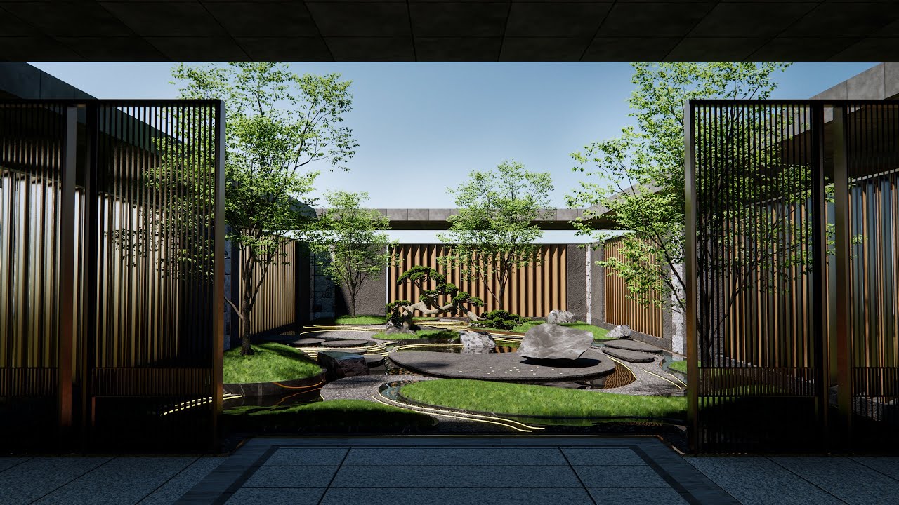 RENDER ENSCAPE VÀ HẬU KỲ PHOTOSHOP