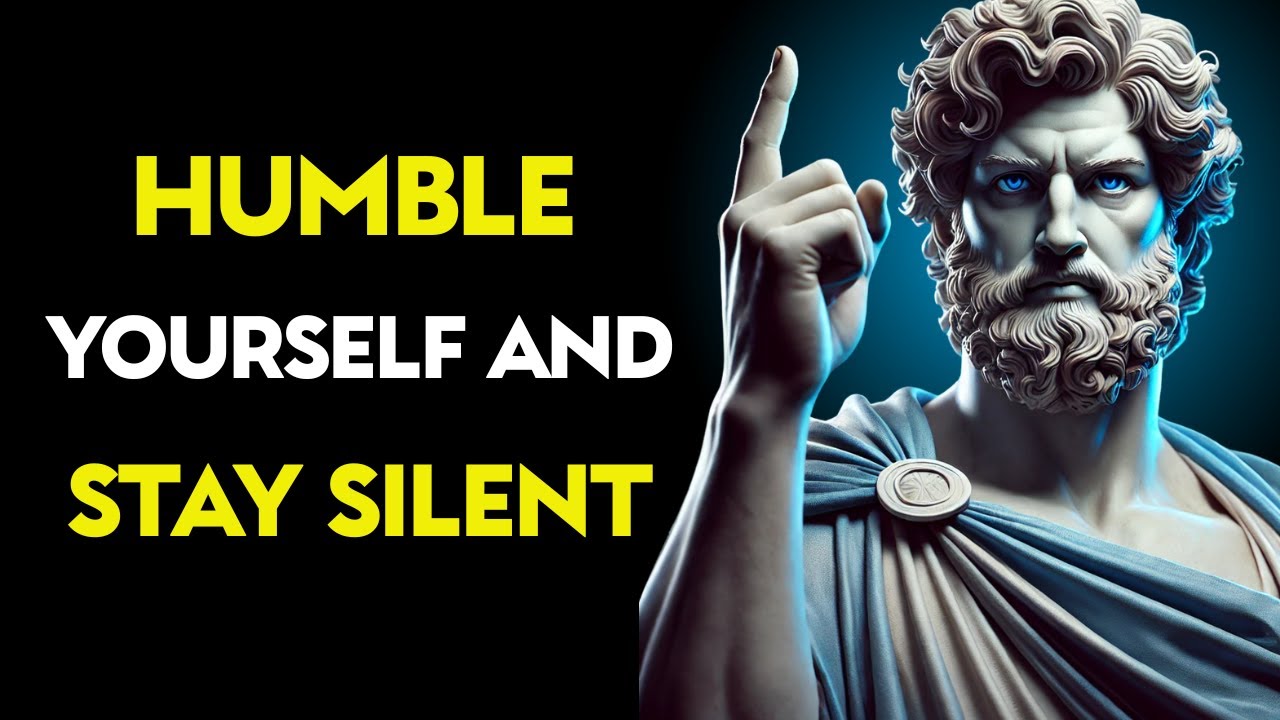FOCUS On Reason, Humble Yourself And STAY SILENT | Stoic lessons