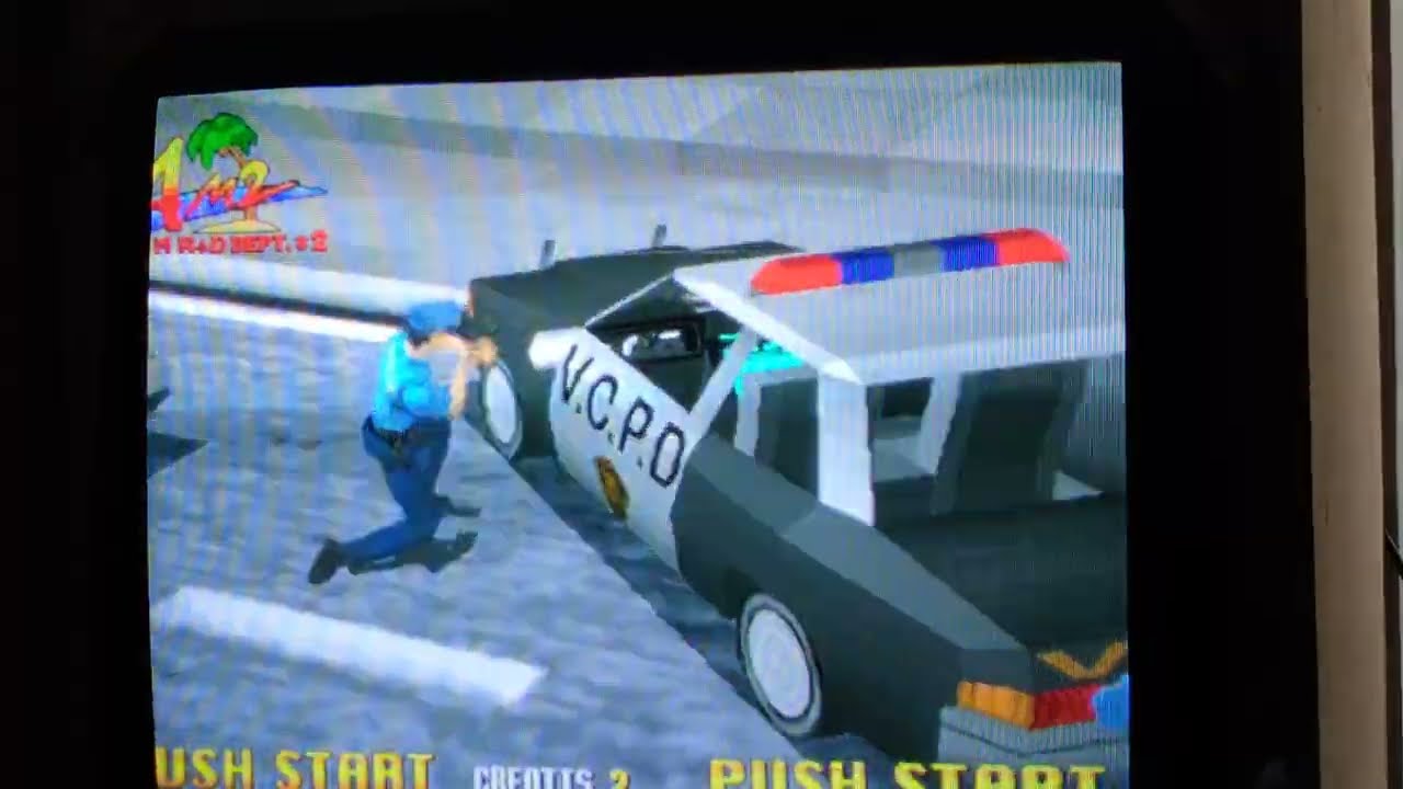 Sega Virtua Cop 2 1995 Arcade: Actual Hardware Arcade Gameplay