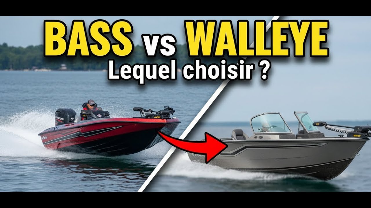 Quelle coque pour votre bassboat : walleye ou bass ?