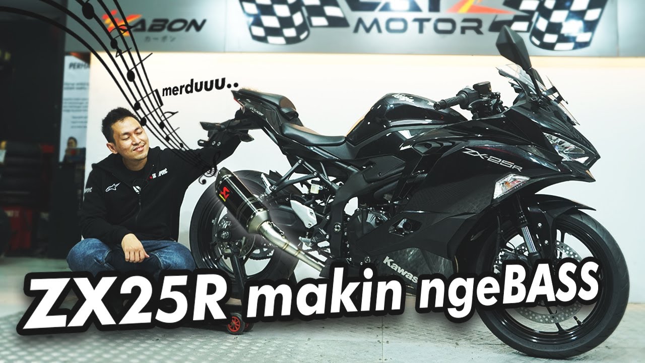 AKRAPOVIC ZX25R PERTAMA DI LAYZ MOTOR! GILA SUARANYA MERDU BANGET!!