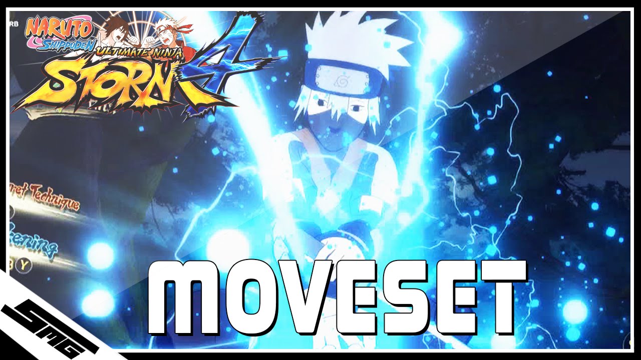 Naruto Ultimate Ninja Storm 4 - PTS Kakashi COMPLETE Moveset