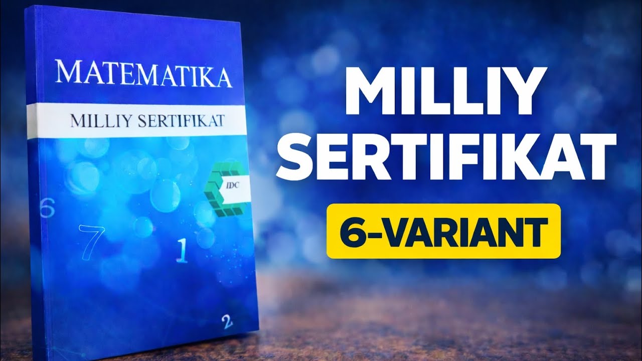 IDC Milliy sertifikat. 6-variant