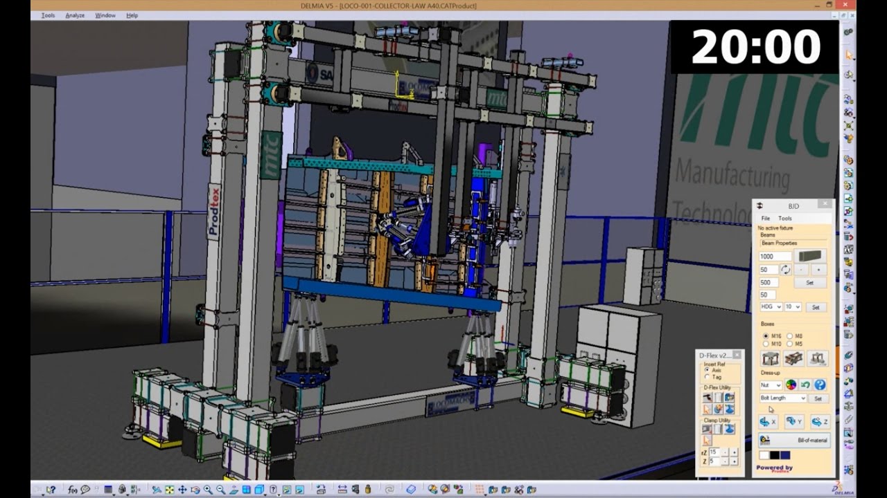 Aerospace wing cover assembly fixture designed in 20 mins using CATIA V5